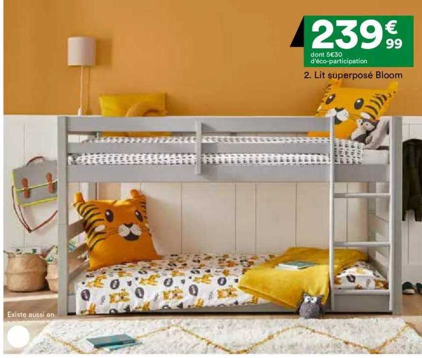 lit superposé bloom