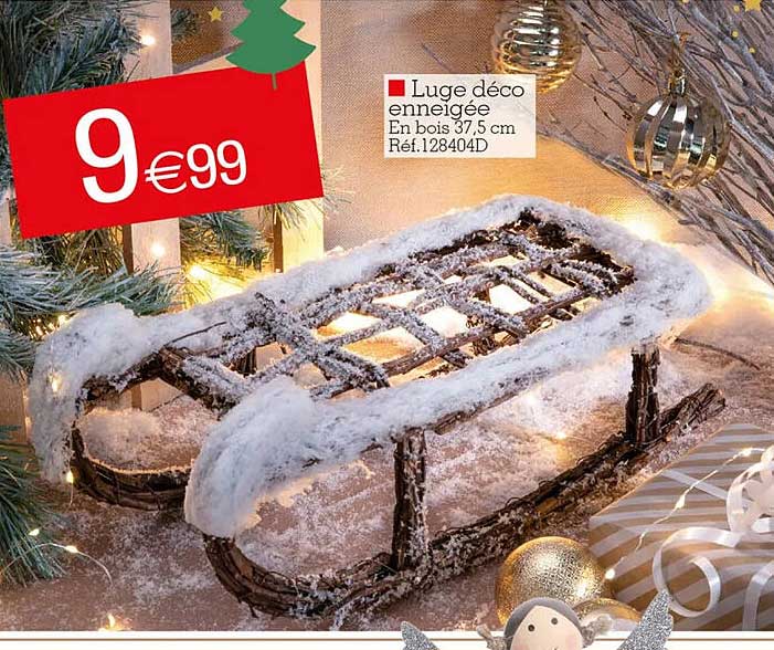 Luge Déco Enneigée