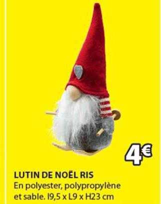 lutin de noël ris