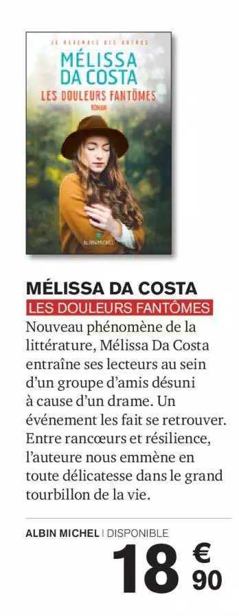 mélissa da costa les douleurs fantómes