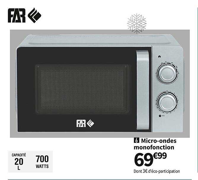 micro-ondes monofonction far