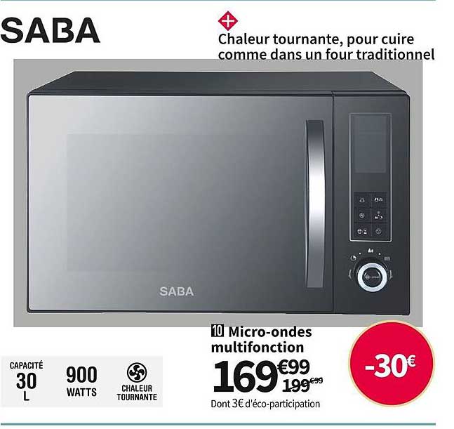micro-ondes multifonction saba