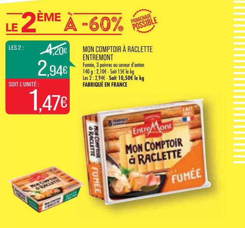 mon comptoir à raclette entremont