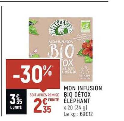 mon infusion bio détox éléphant