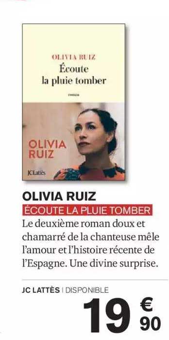 olivia ruiz écoute la pluie tomber