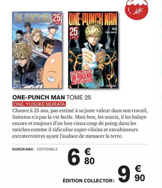 one-punch man tome 25 one yusuke murata