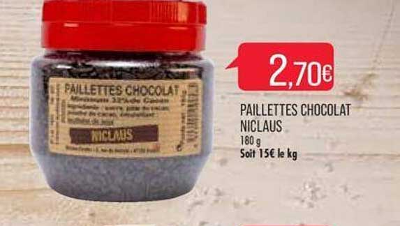 Paillettes Chocolat Niclaus