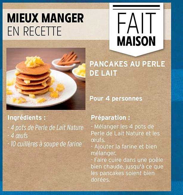 Pancakes Au Perle De Lait