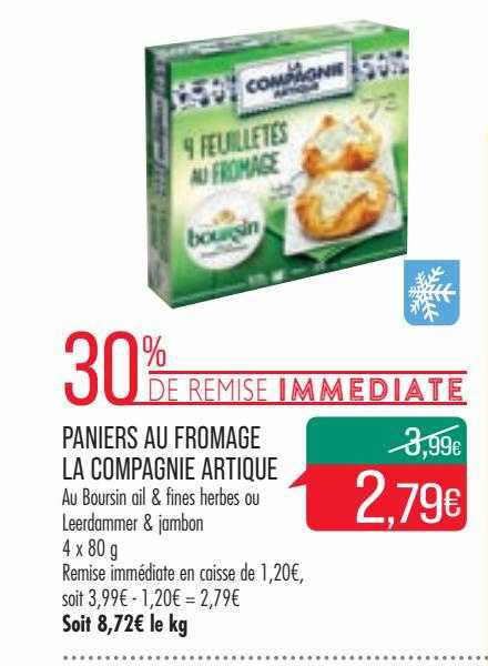 paniers au fromage la compagnie artique