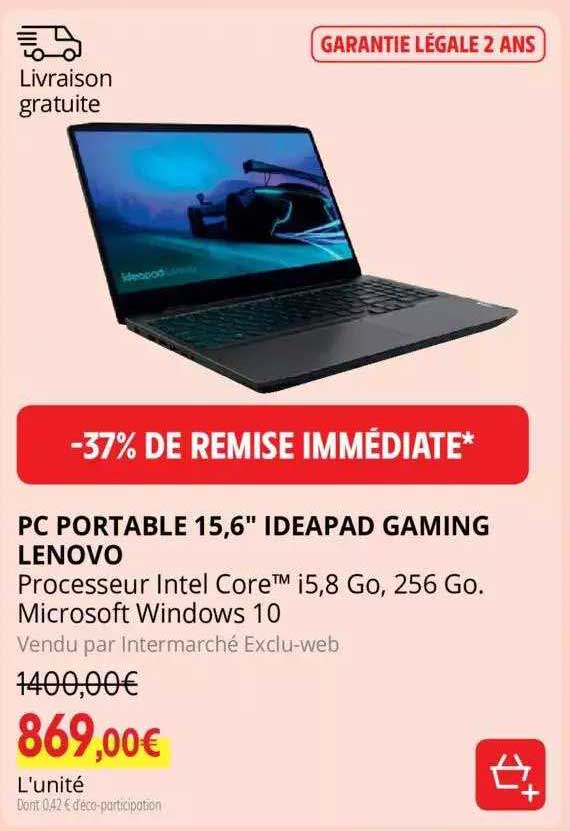 Pc Portable 15,6" Ideapad Gaming Lenovo