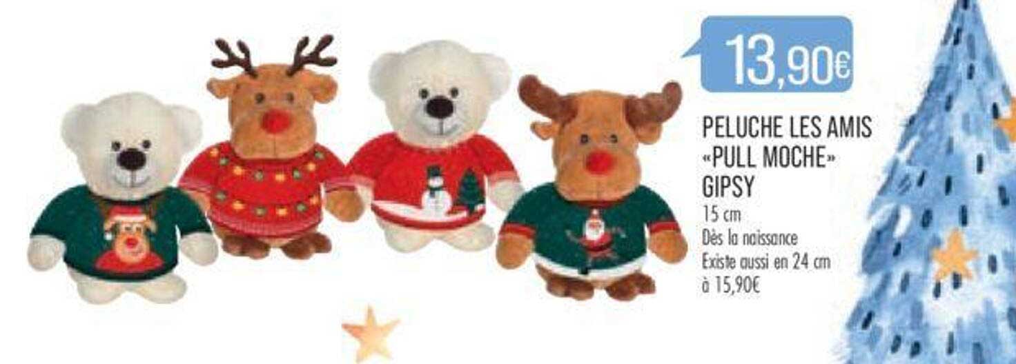peluche les amis «pull moche» gipsy