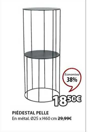 piédestal pelle