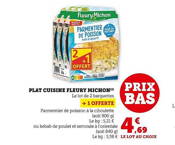 plat cuisine fleury michon
