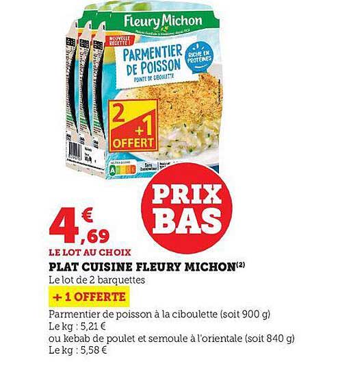 plat cuisiné fleury michon