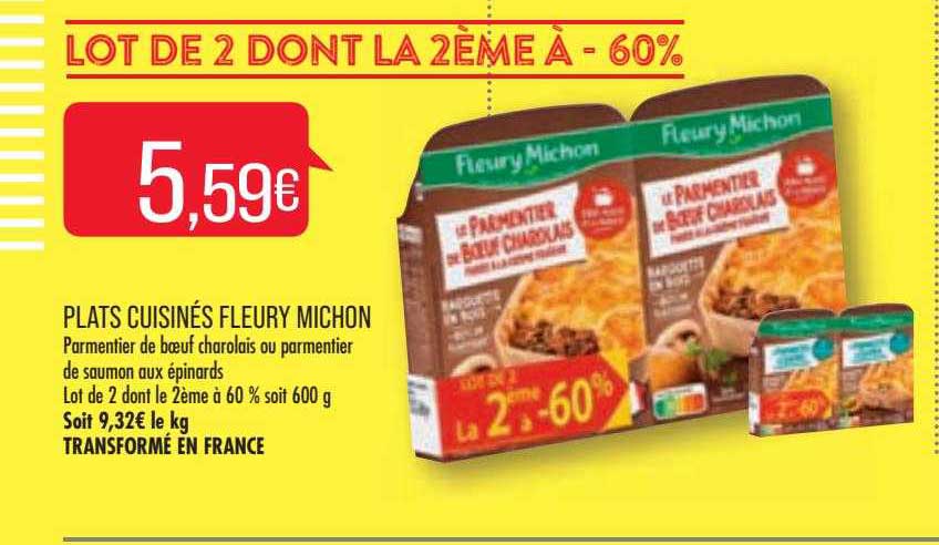 plats cuisinés fleury michon