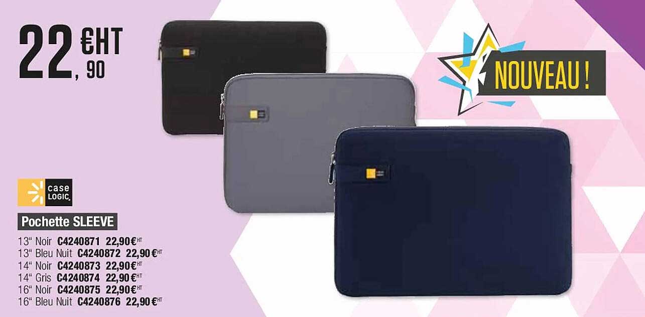 pochette sleeve case logic