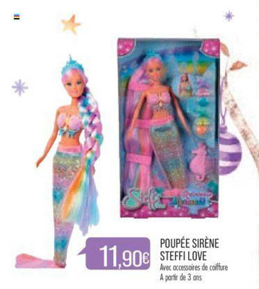 poupée sirène steffi love