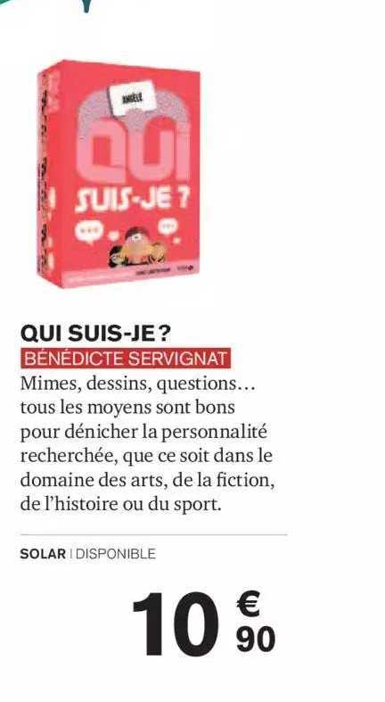 qui suise-je ? bénédicte servignat