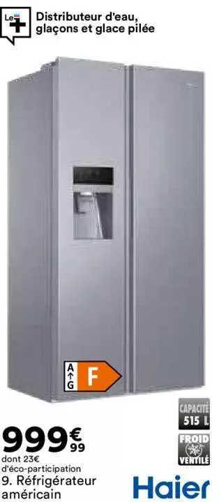 réfrigérateur américan haier