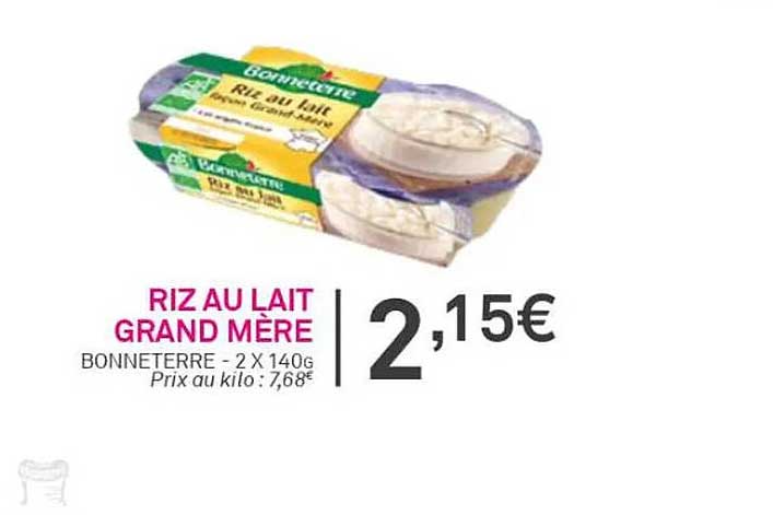 riz au lait grand mère bonneterre