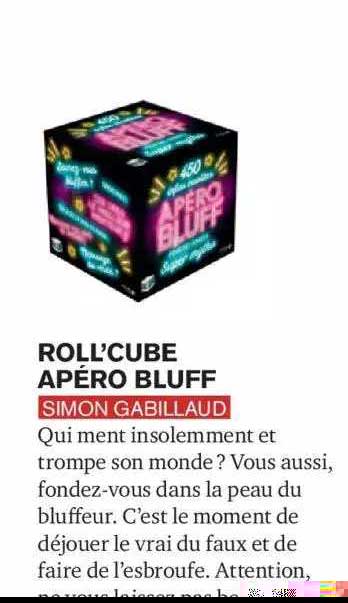 roll'cube apéro bluff simon gabillaud