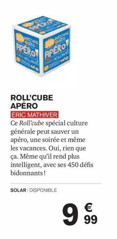 roll'cube apéro éric mathiver