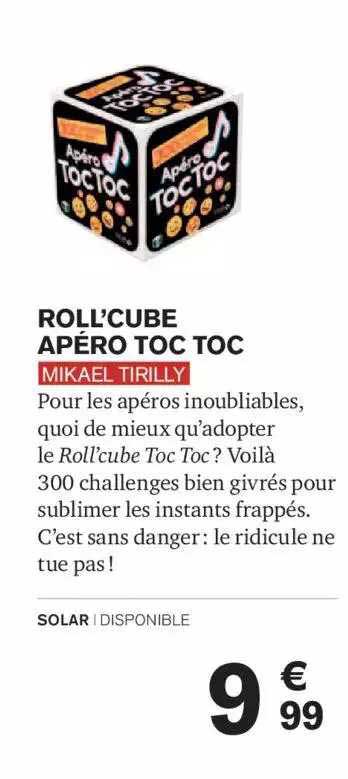 roll'cube apéro toc toc mikael tirilly