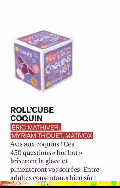 roll'cube coquin éric mathiver, myriam thouet, mativox