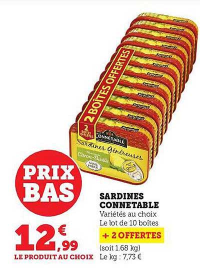 Sardines Connétable
