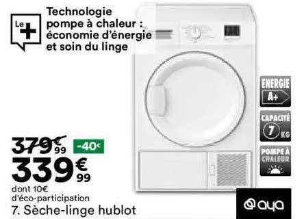 sèche-linge hublot aya
