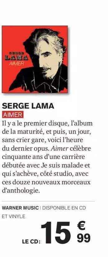 serge lama aimer