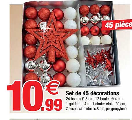 Set De 45 Décorations