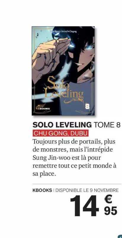 solo leveling tome 8 chu cong. dubu