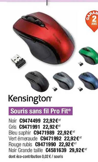 Souris Sans Fil Pro Fit Kensington