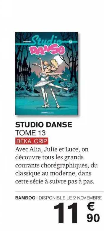 studio danse tome 13 béka crip