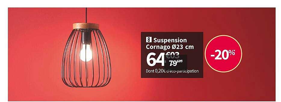 suspension cornago ø23 cm