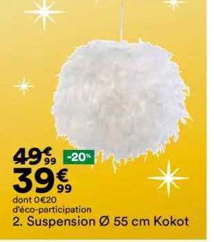 suspension ø 55cm kokot