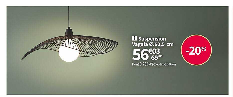 suspension vagala ø.60.5 cm