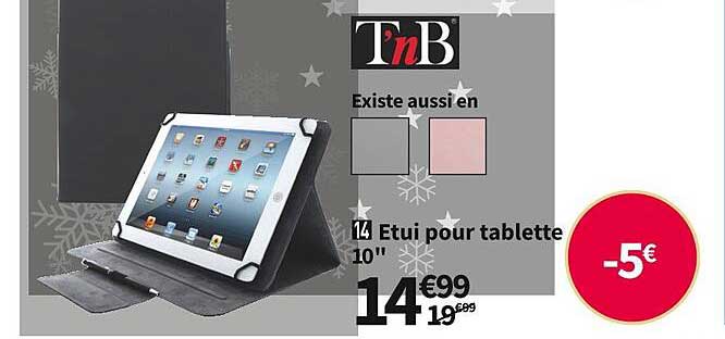T'nb Etui Pour Tablette 10"