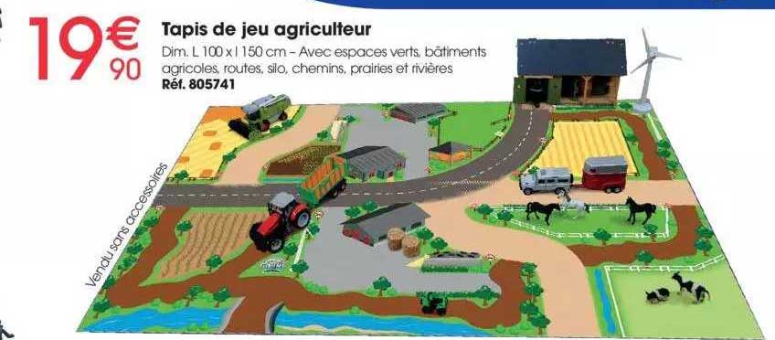 tapis de jeu agriculteur