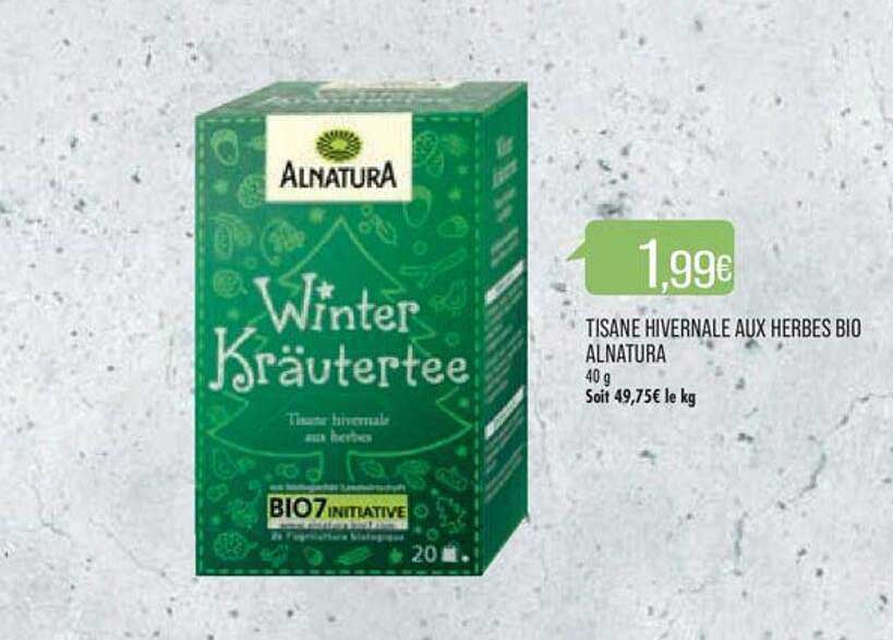 tisane hivernale aux herbes bio alnatura