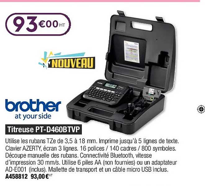 titreuse pst-d460btvp brother at your side