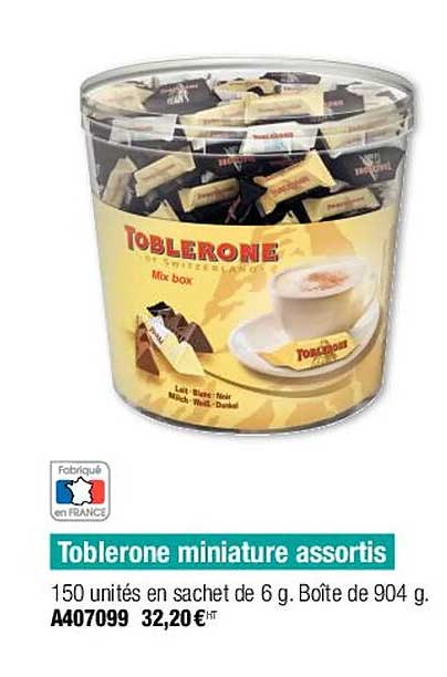 toblerone miniature assortis