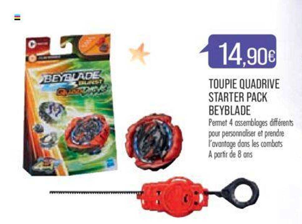 toupie quadrive starter pack beyblade