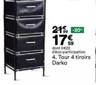 Tour 4 Tiroirs Darko