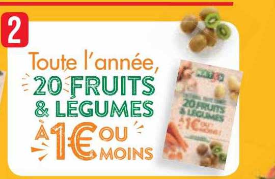 toute l'année, 20 fruits & légumes
