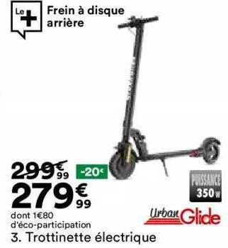 trottinette électrique urban glide
