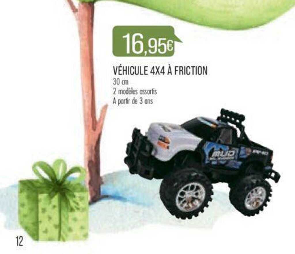 Véhicule 4x4 à Friction