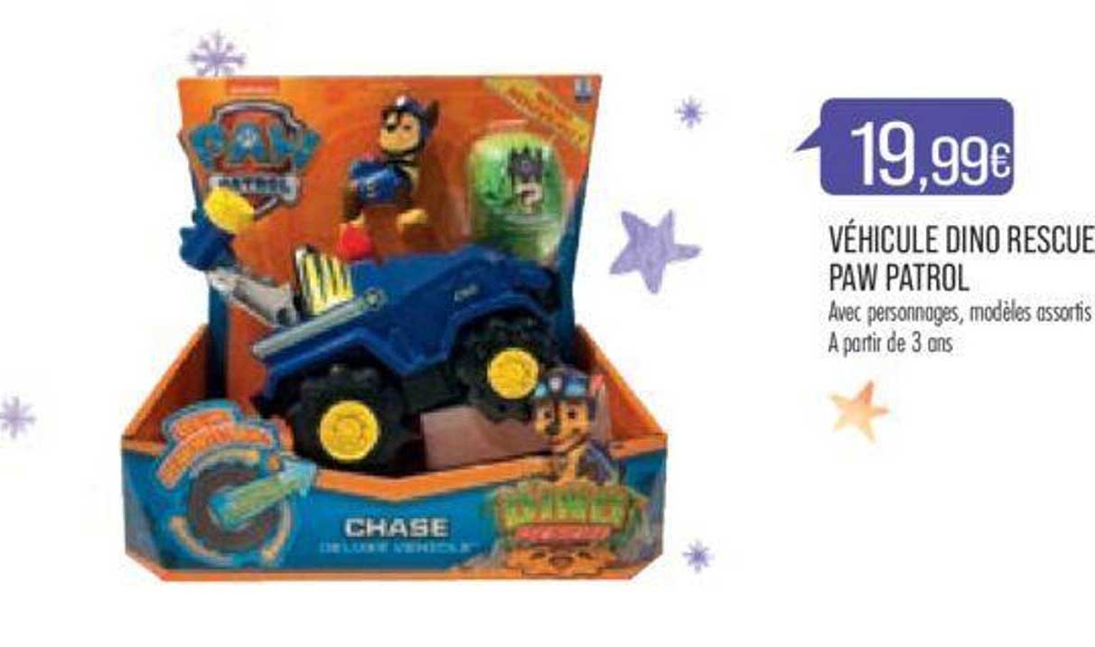 véhicule dino rescue paw patrol