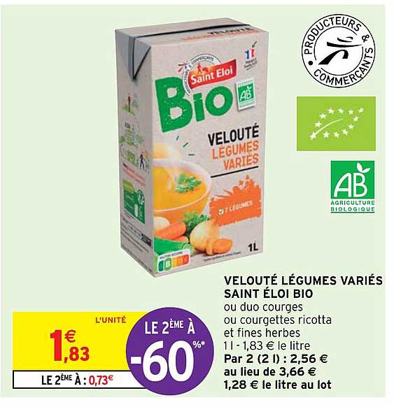 velouté légumes variés saint éloi bio